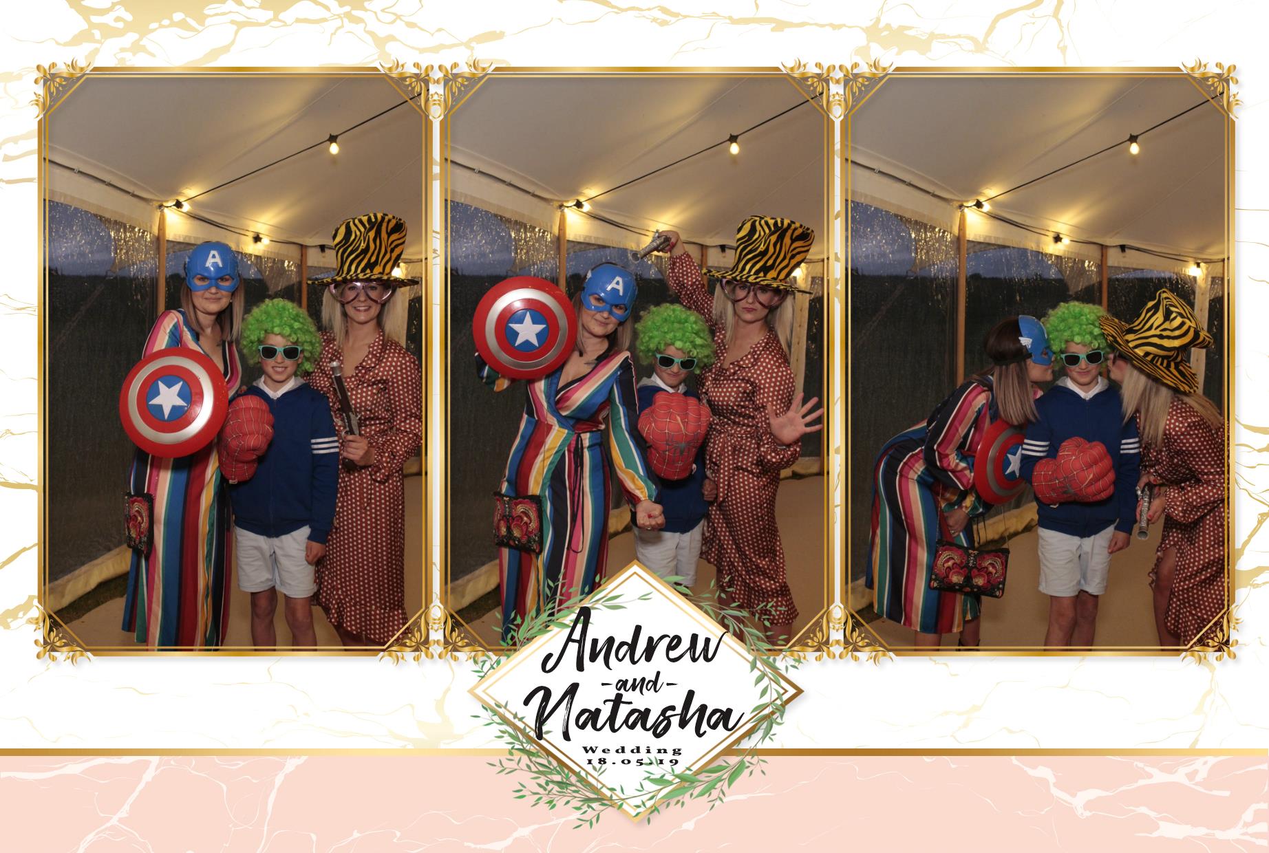 Andrew & Natasha's Wedding  | View more photos from the event at gallery.myphotoboothexperience.co.uk/u/MyPhotoBoothExperienceLtd/Andrew-Natashas-Wedding